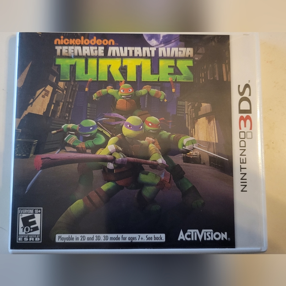 GUC Nintendo 3DS Teenage Mutant Ninja Turtles Game